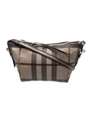 Smoked Check Crossbody Bag Small