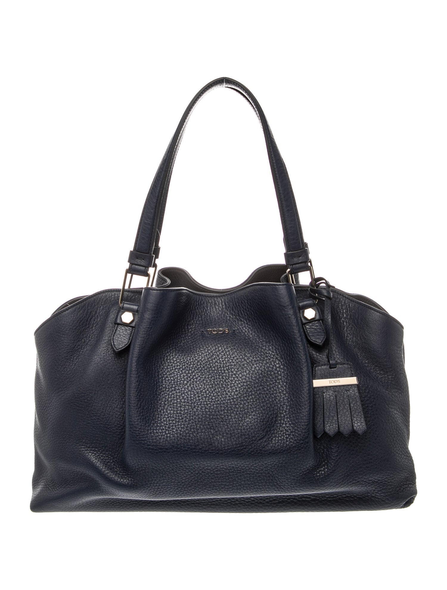 Leather Flower Tote Bag Medium