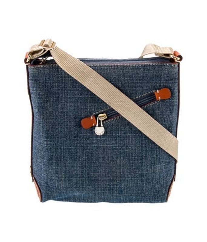 Lancel Denim Messenger Bag