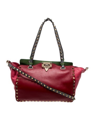 Rockstud Top Handle Bag
