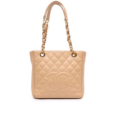 Caviar Calfskin Petite Shopping Tote