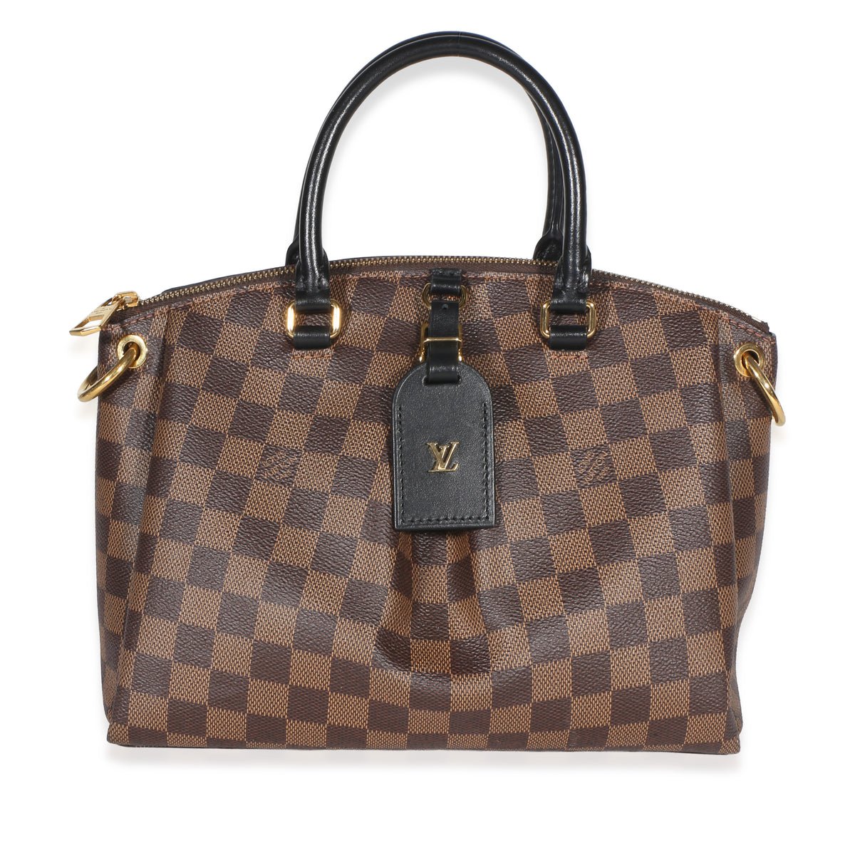 Black Damier Ebene Canvas Odeon Tote PM