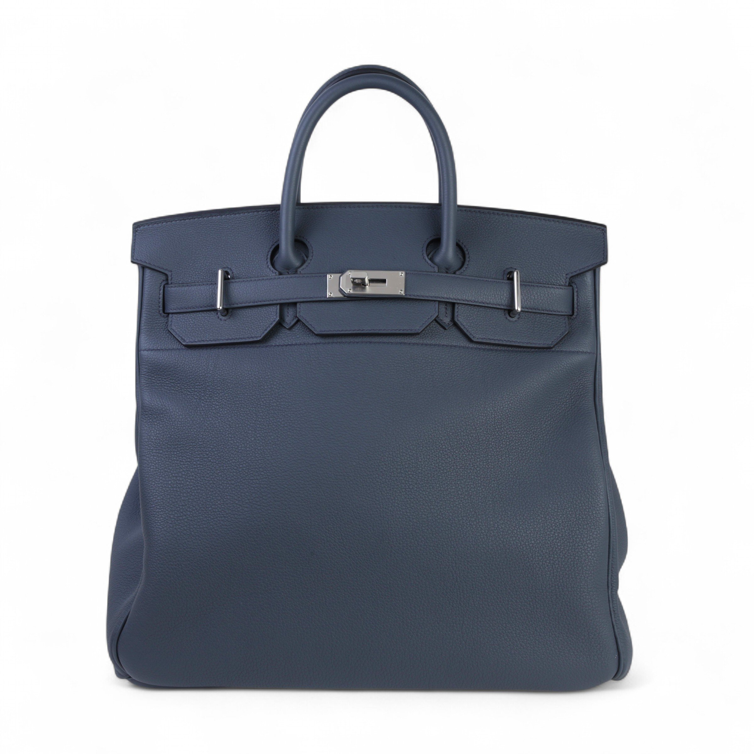 Hermes Unused ( Rank NS ) HERMÈS Haut à Courroies HAC 40 Gris misty (H0) Togo Palladium hardware W (2024)