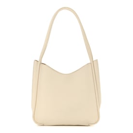 The Row Grained Calfskin Symmetric Tote Ivory