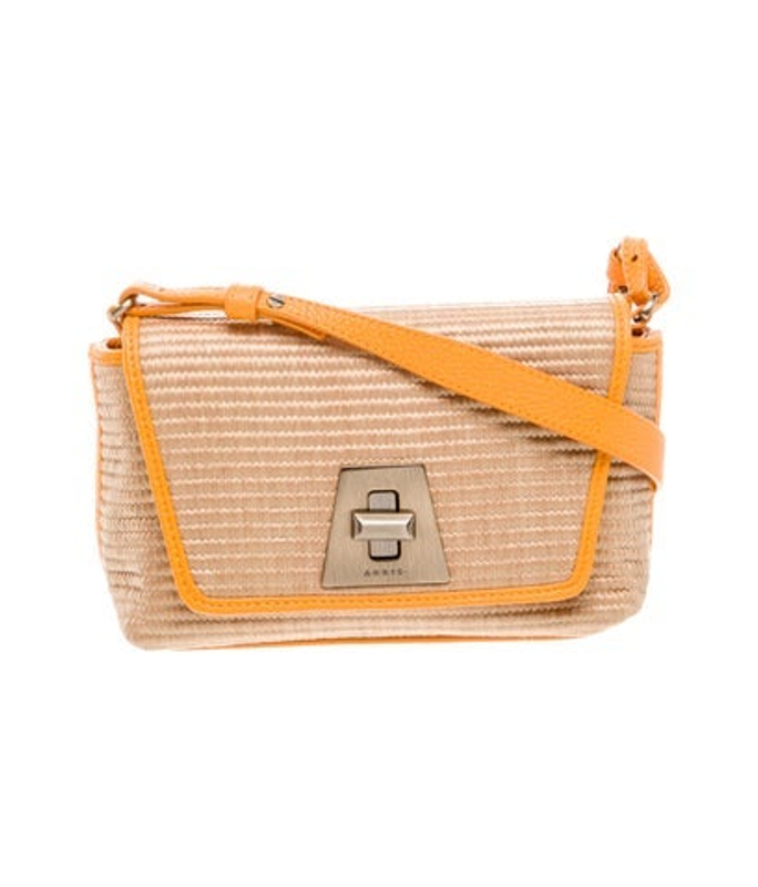 Akris Raffia Crossbody Bag