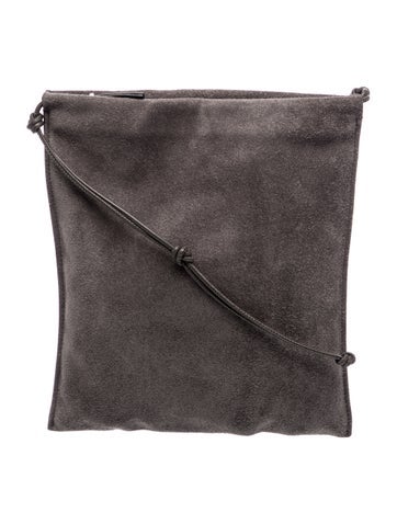 Suede Messenger Bag