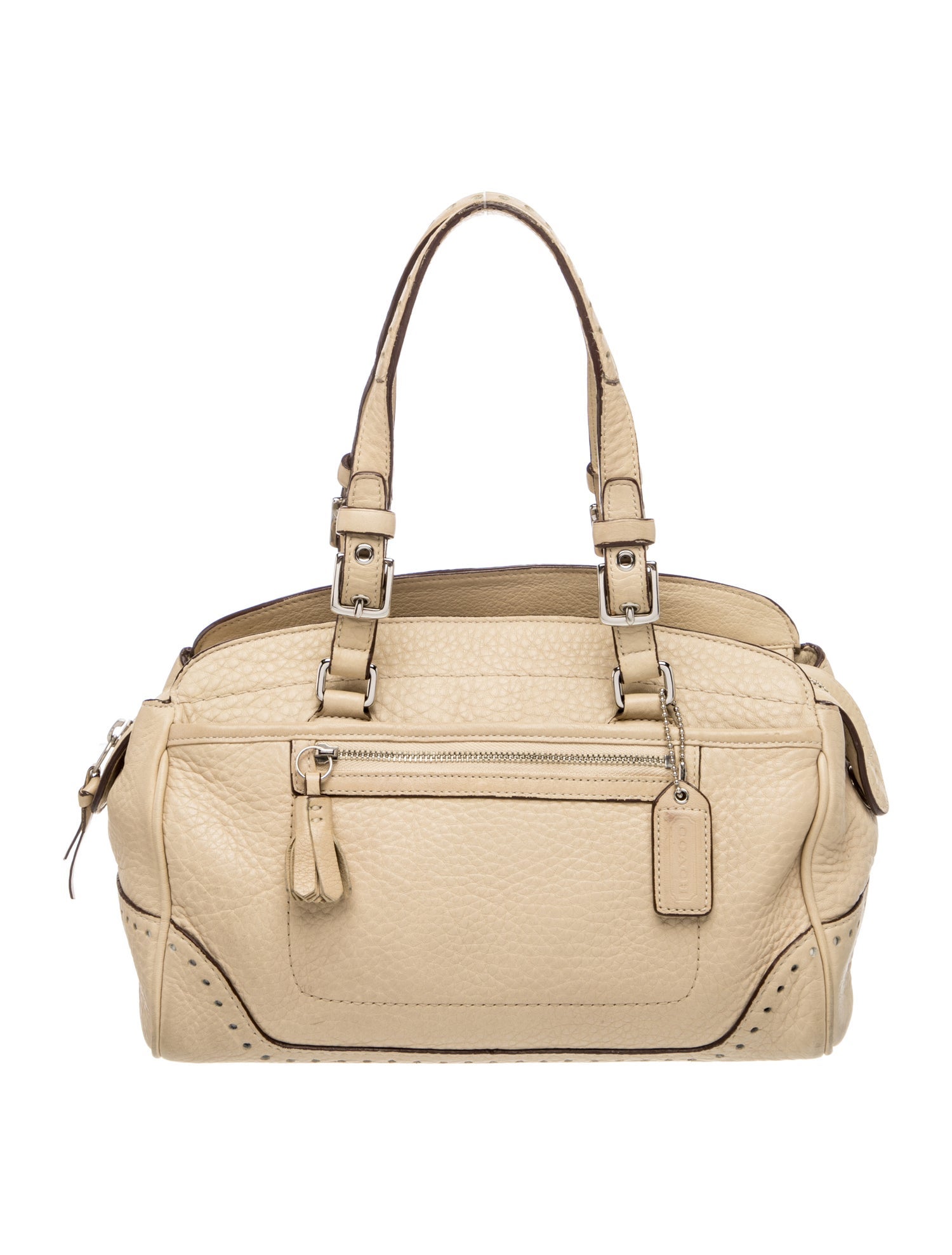 Leather Top Handle Bag