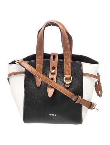 Leather Top Handle Bag w/ Tags