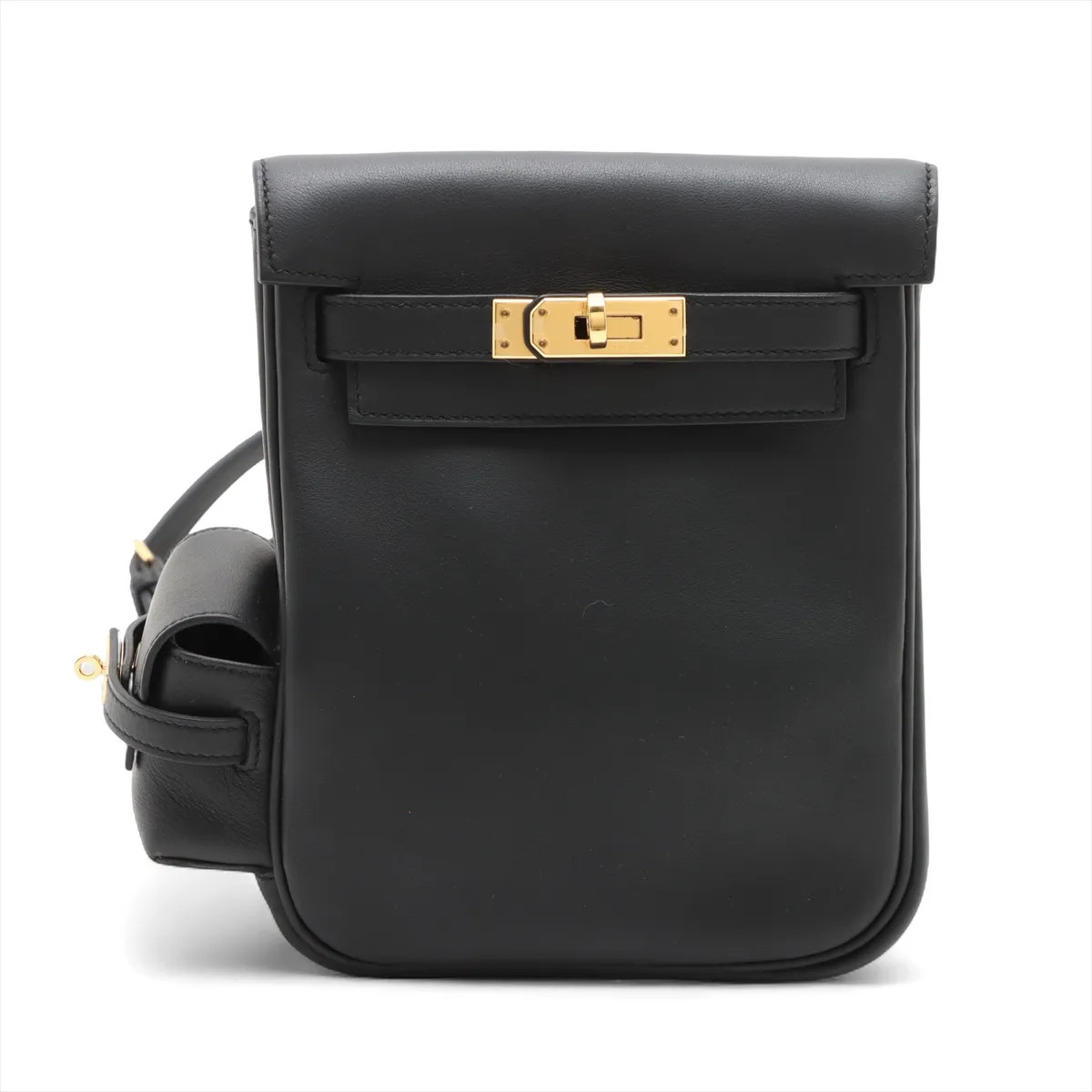 Hermès Kelly jump Veau Swift Black Gold Metal Fittings