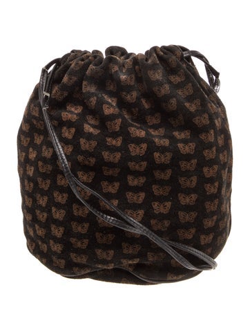 Suede Bucket Bag Vintage