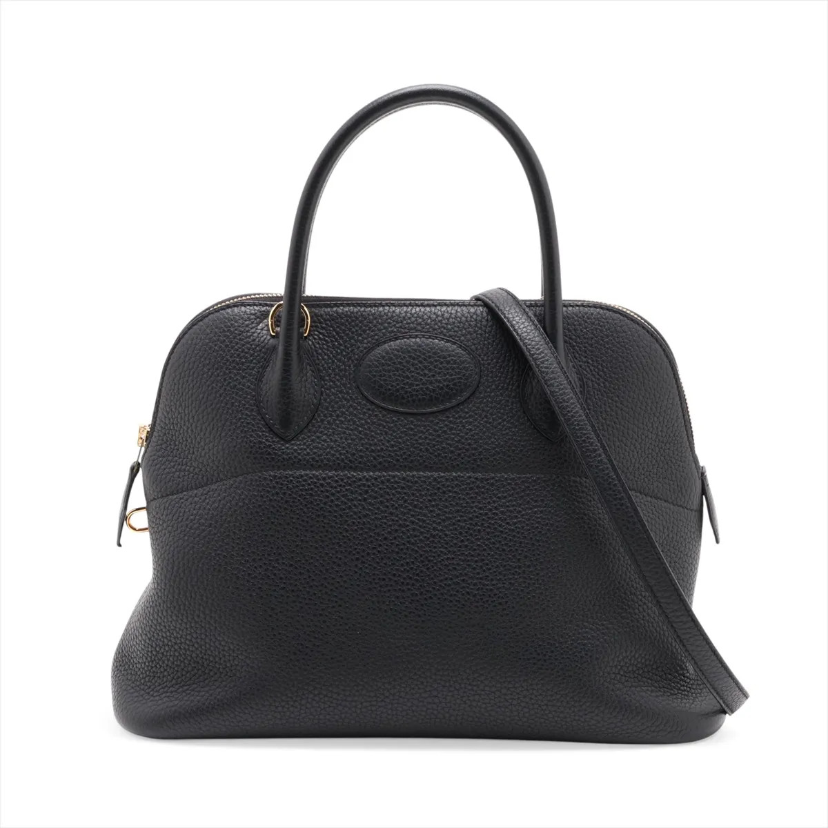 Hermès Bolide 31 Taurillon Clemence Black Gold Metal Fittings