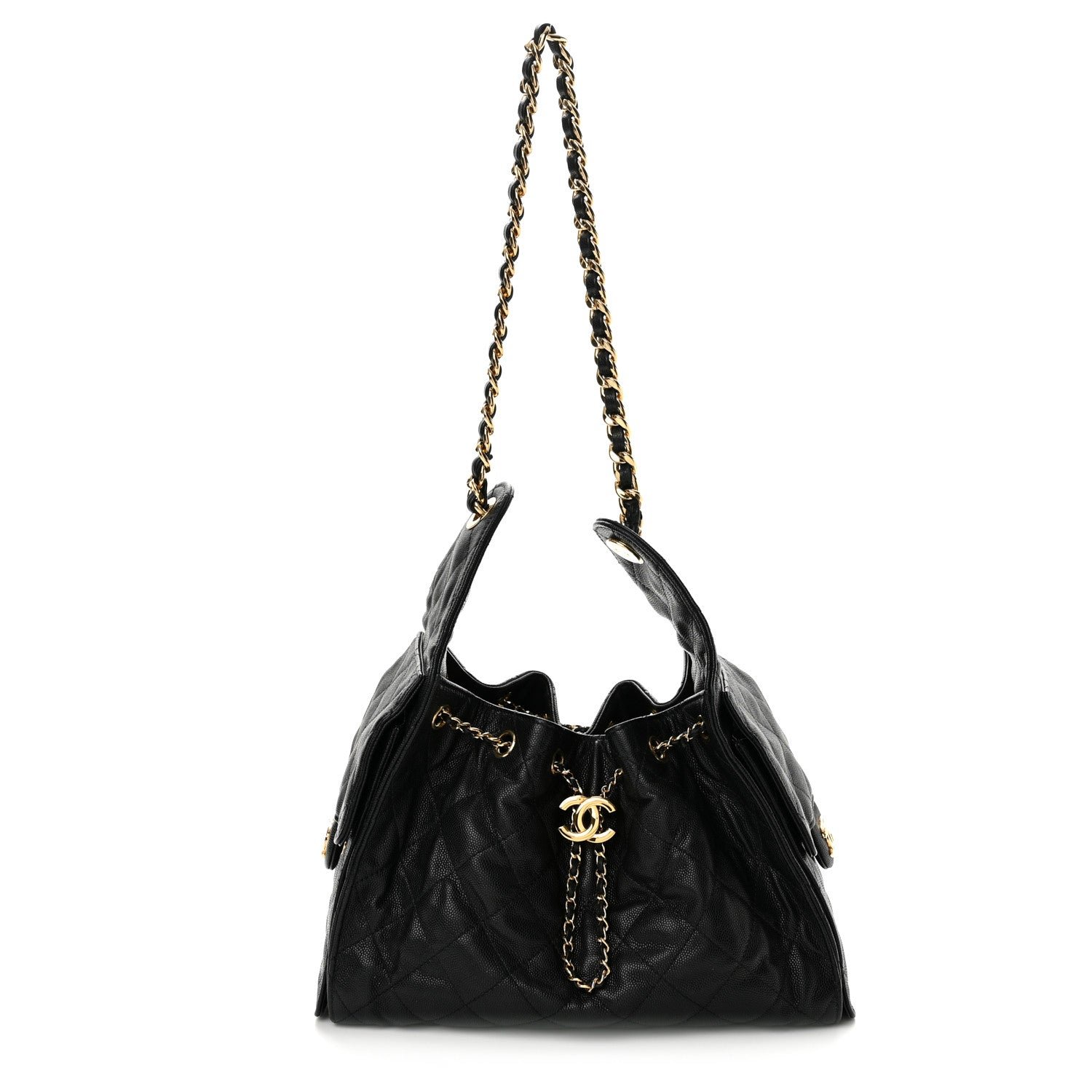 Chanel Caviar Quilted Small Chanel 25 Handbag Black