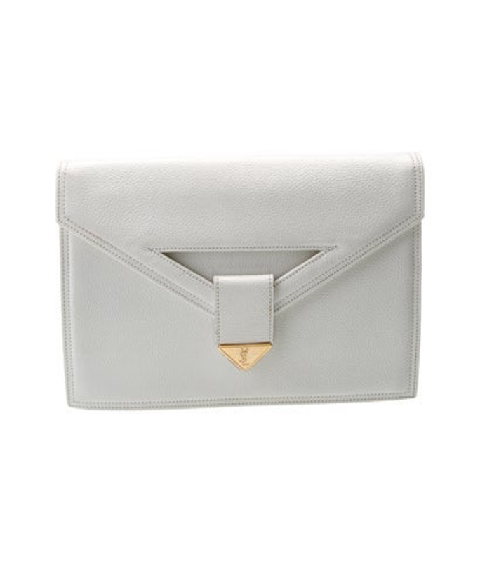 Saint Laurent Saint Laurent Leather Clutch
