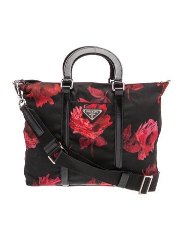 Tessuto Nylon Top Handle Bag