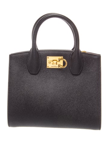 Leather Top Handle Bag