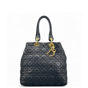 Calfskin Lady Dior Soft Tote Medium