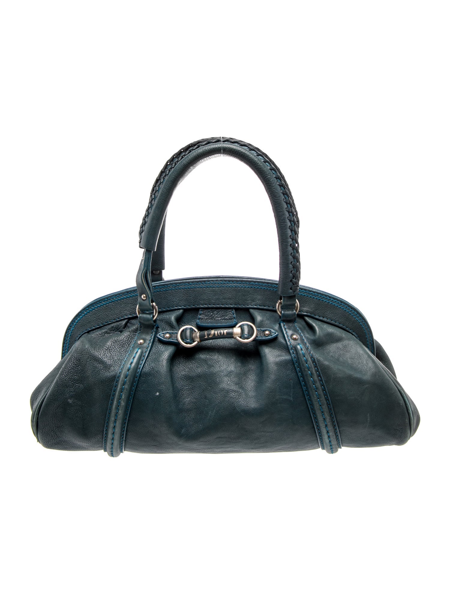 Dior Leather Top Handle Bag Vintage