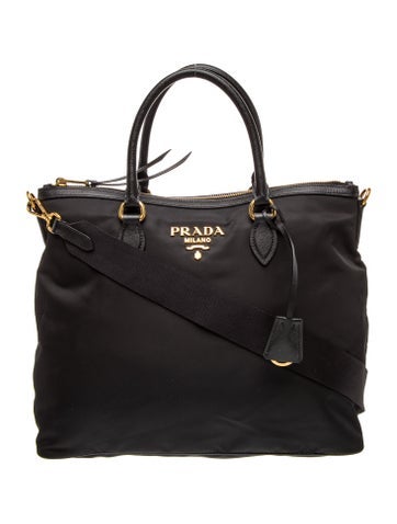 Tessuto Nylon Top Handle Bag