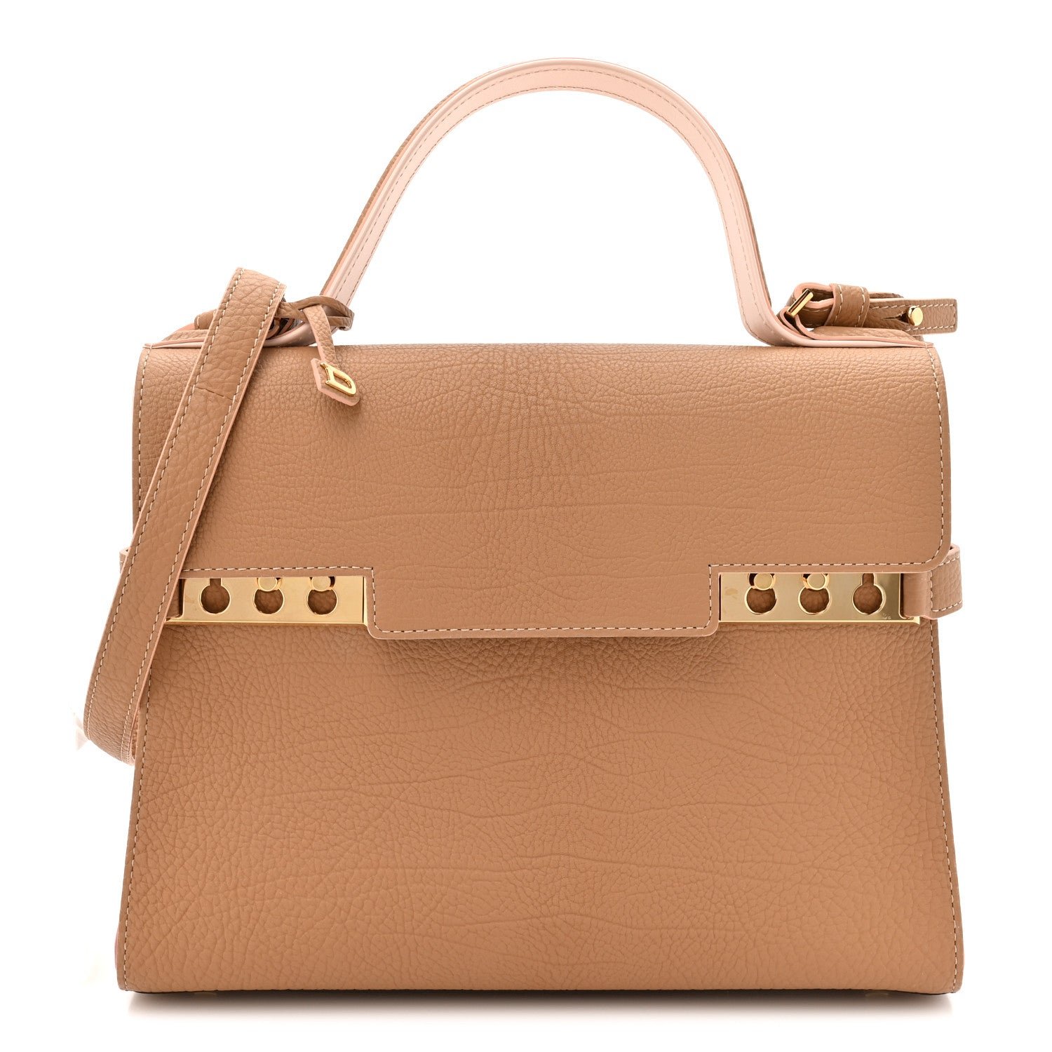 Delvaux Delvaux Crispy Calfskin MM Tempete Satchel Vision