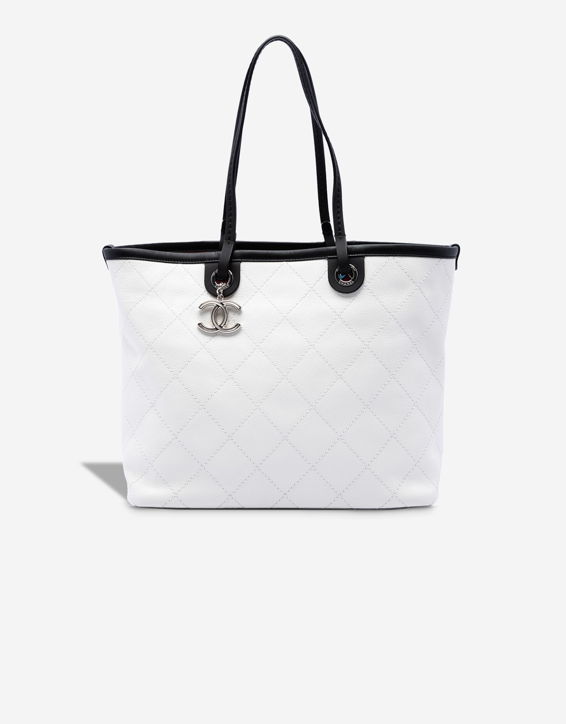 
		Shopping Tote GST Caviar White    