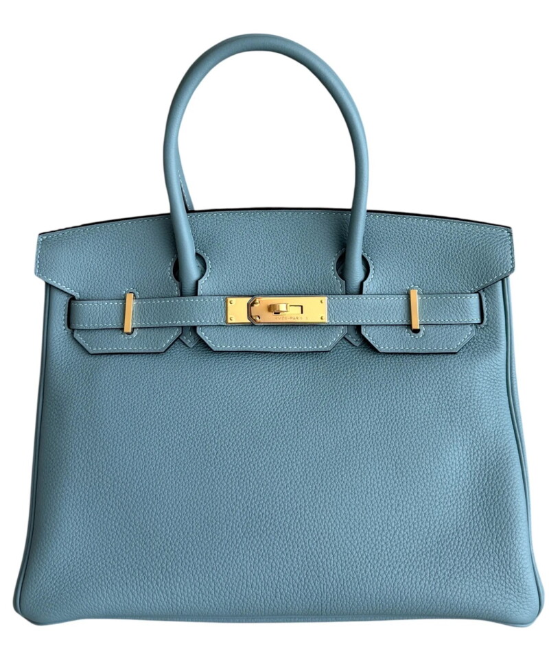 Bleu Ciel Togo Birkin 30 Gold Hardware, 2020