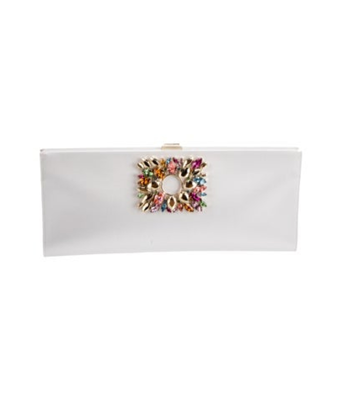 Roger Vivier Vivier Satin Clutch