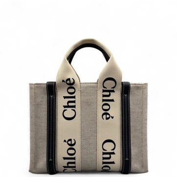 Canvas Woody Ribbon Tote Small