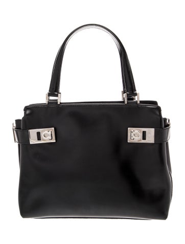 Leather Top Handle Bag