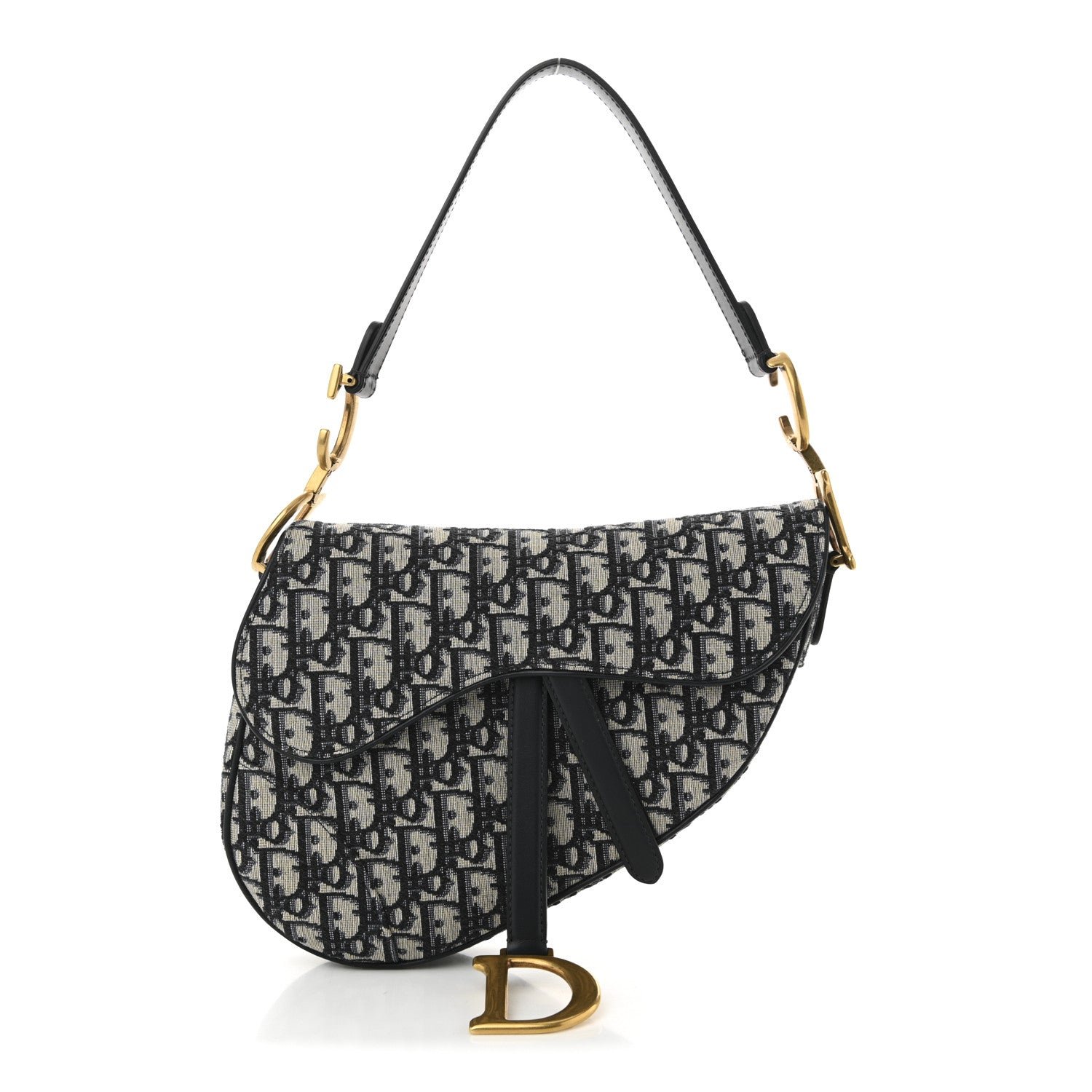 Dior Oblique Saddle Bag Blue