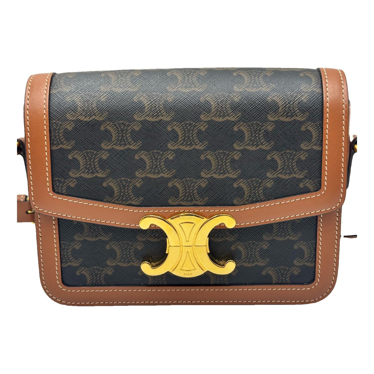 Triomphe cloth handbag