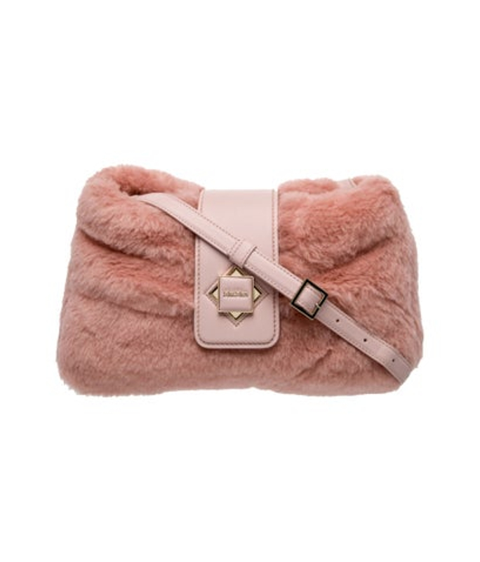 Max Mara Mara Shearling Shoulder Bag