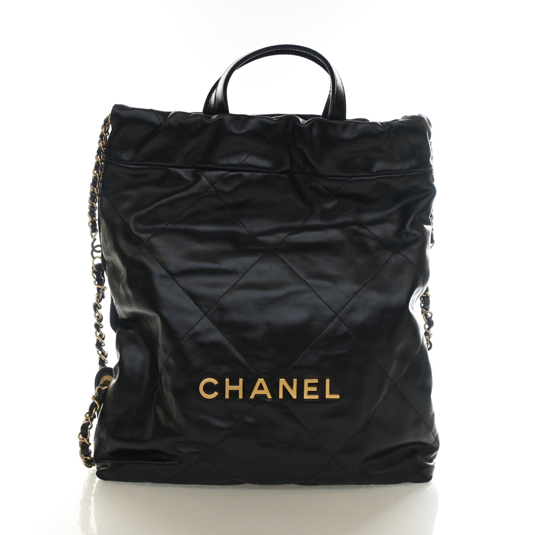 Chanel Shiny Calfskin 22 Backpack
