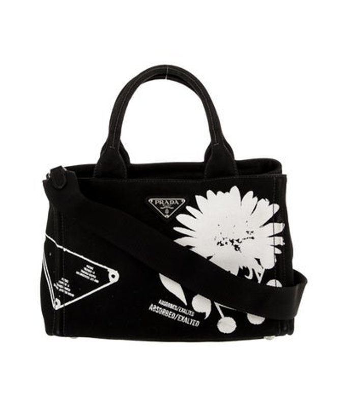 Prada Canvas Shoulder Bag