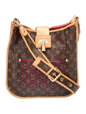 Perforated Monogram Musette