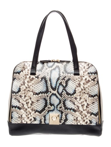 Leather Top Handle Bag