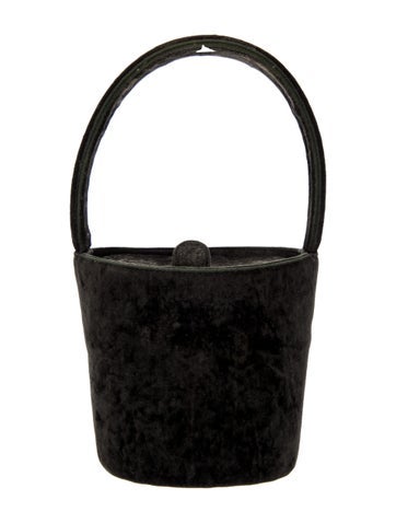 Salvatore Ferragamo Velvet Top Handle Bag