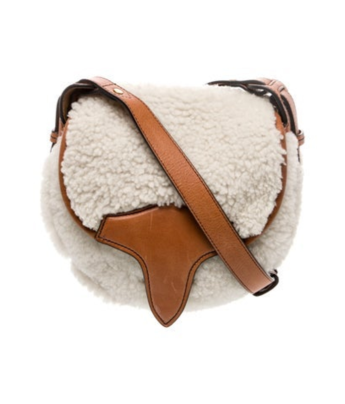 Isabel Marant Marant Shearling Shoulder Bag
