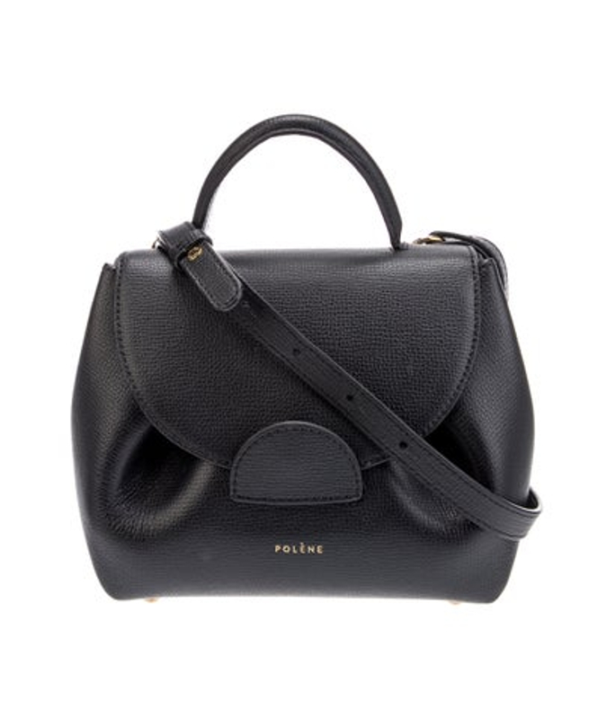 Polene Leather Messenger Bag