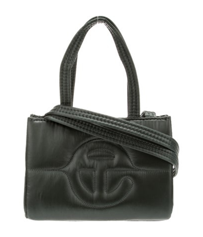 Telfar Nylon Small Green Puff Shopper Small