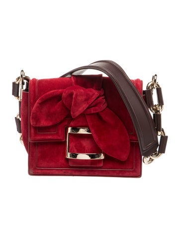 Roger Vivier Suede Shoulder Bag