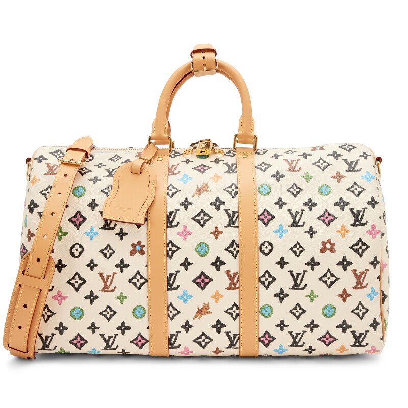 Tyler, the Creator Vanilla Craggy Monogram Keepall Bandouliere 45 Gold Hardware, 2024