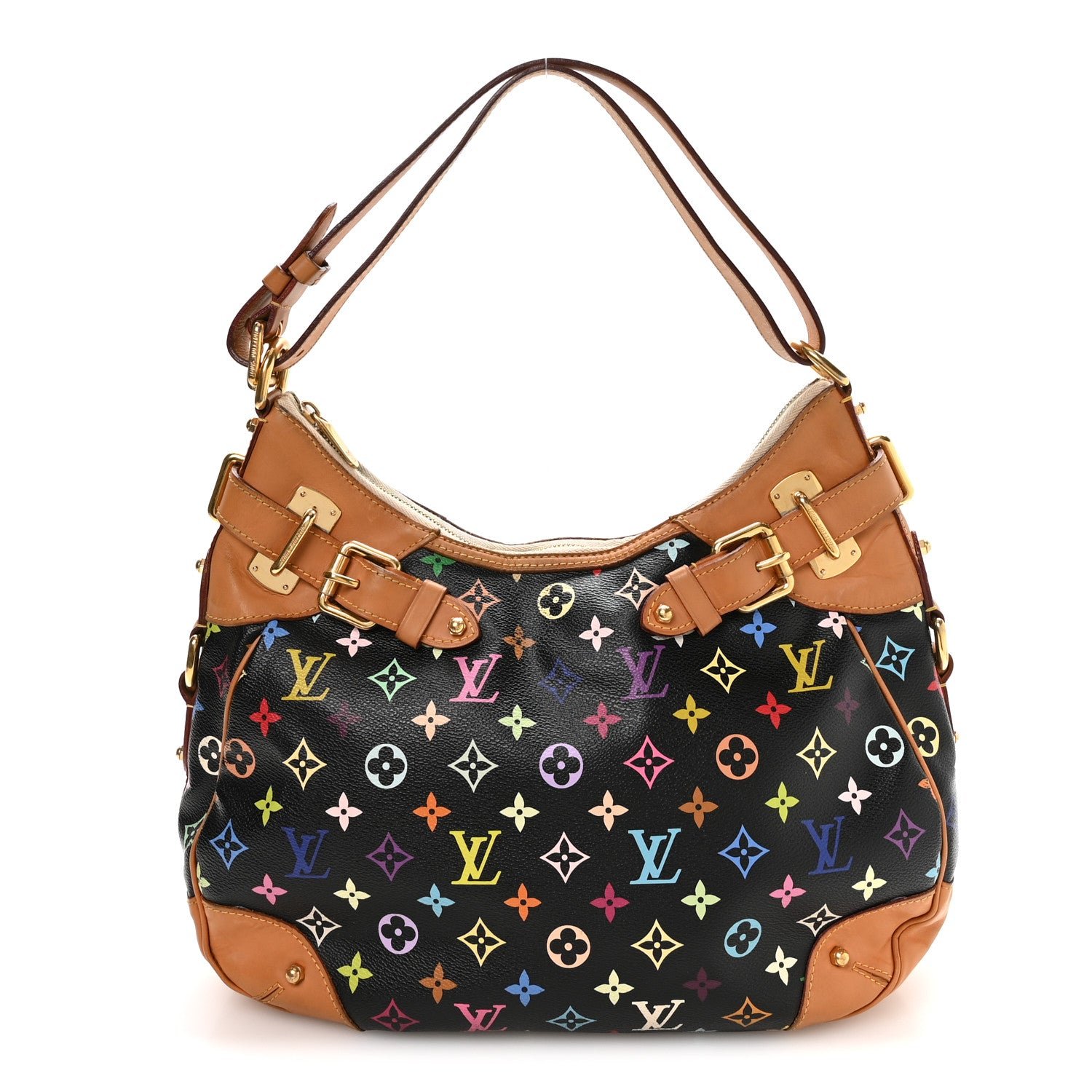 Louis Vuitton Monogram Multicolor Greta Black