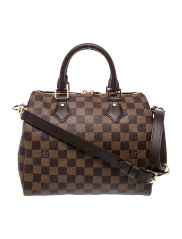 Louis Vuitton Damier Ebene Speedy Bandouliere 25