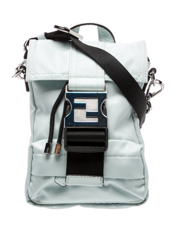 Leather Nylon Fendiness Crossbody Bag