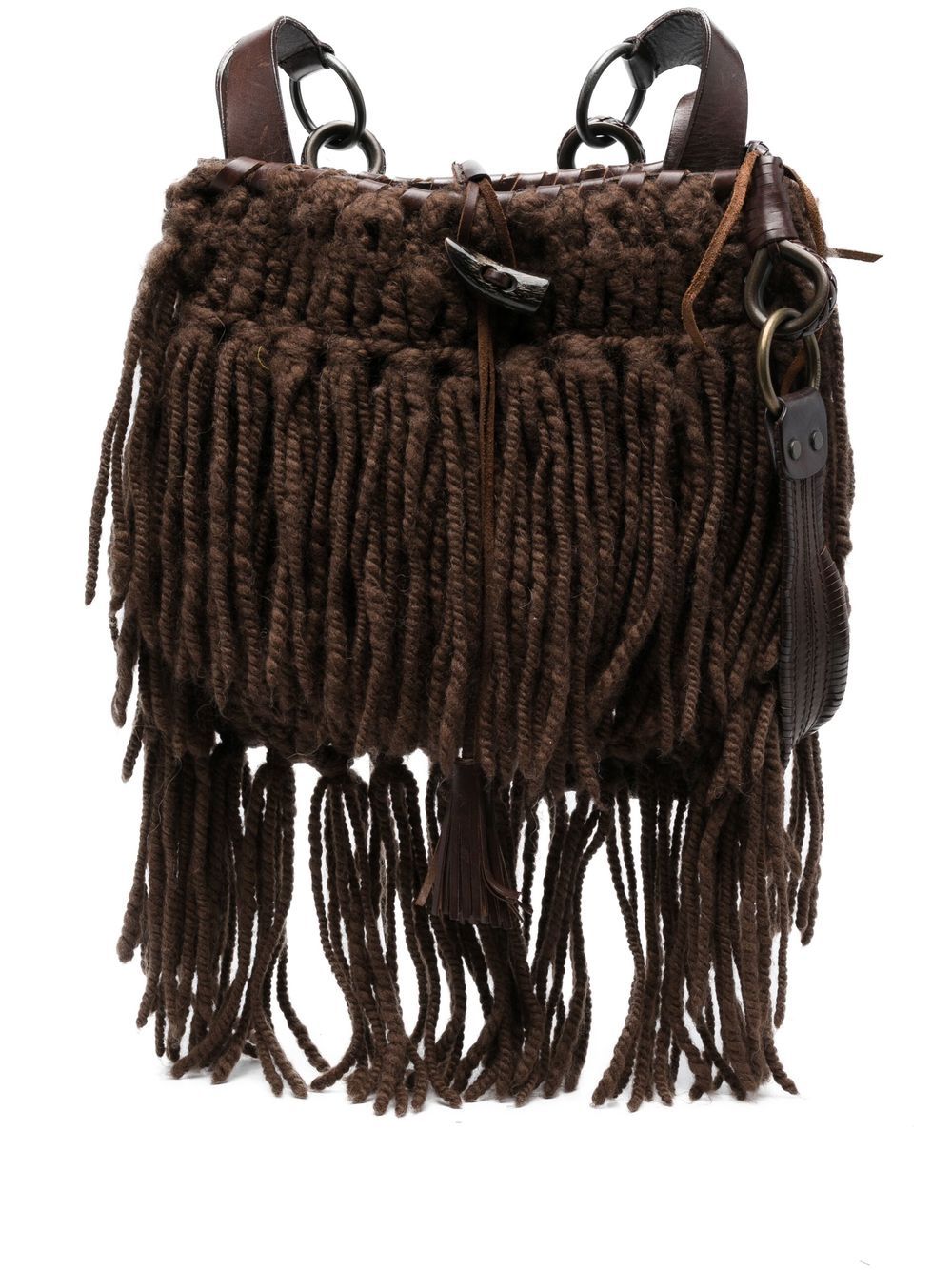 2010s fringe-detailed crossbody bag