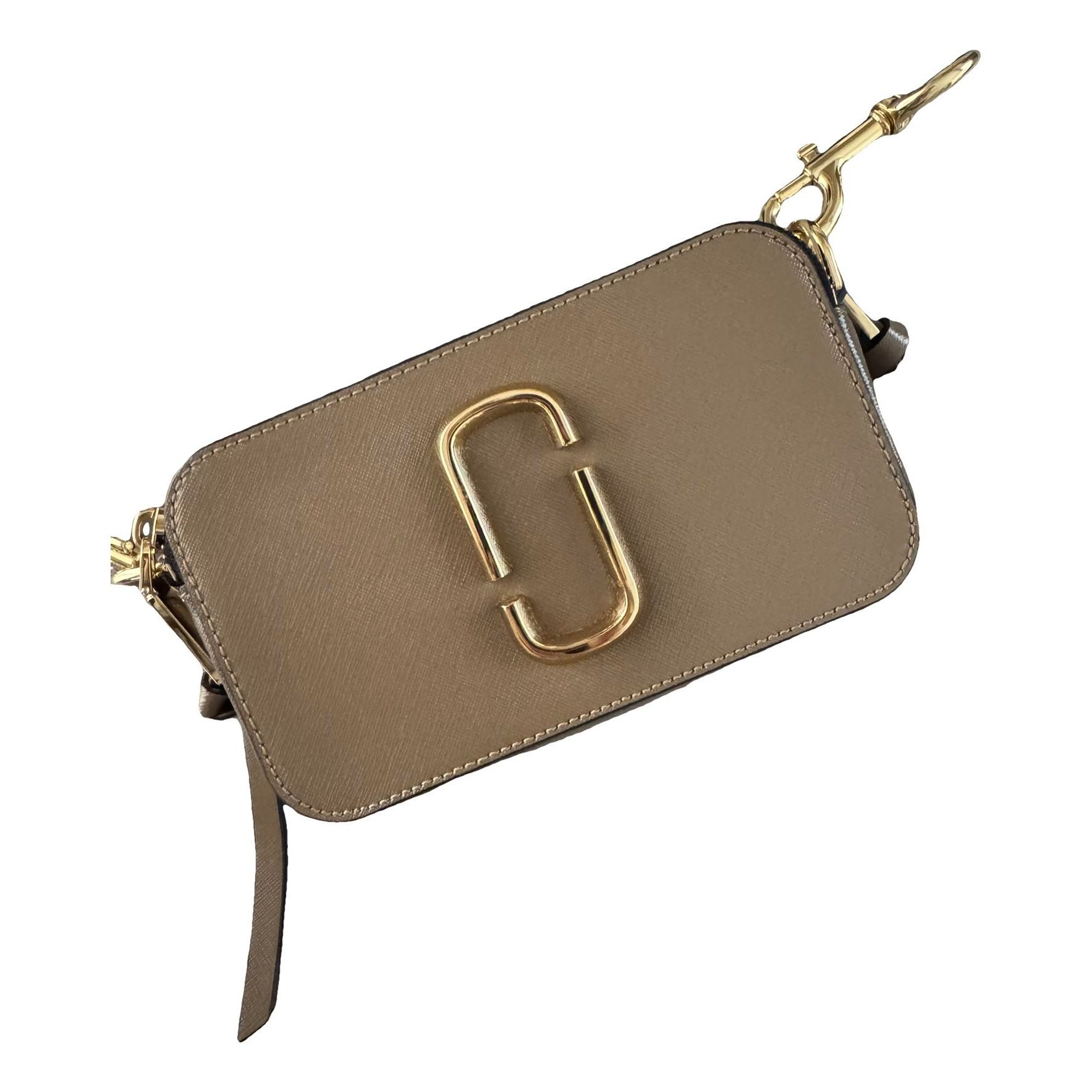 Snapshot leather crossbody bag