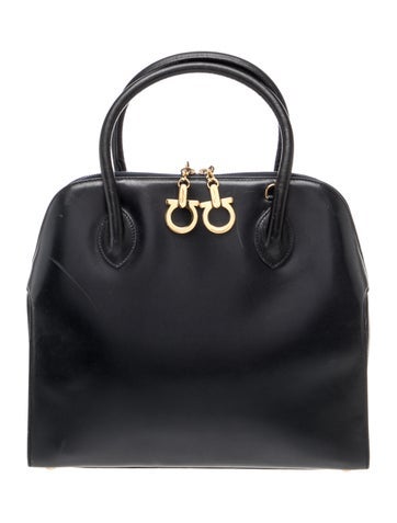 Leather Top Handle Bag