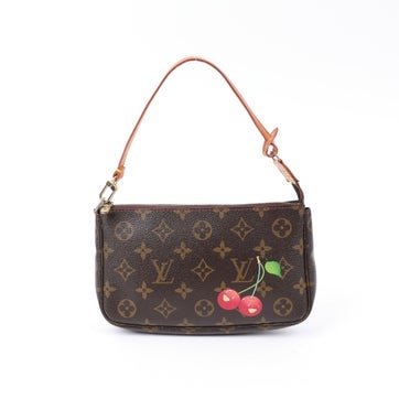Coated Canvas x Takashi Murakami Cherry Pochette