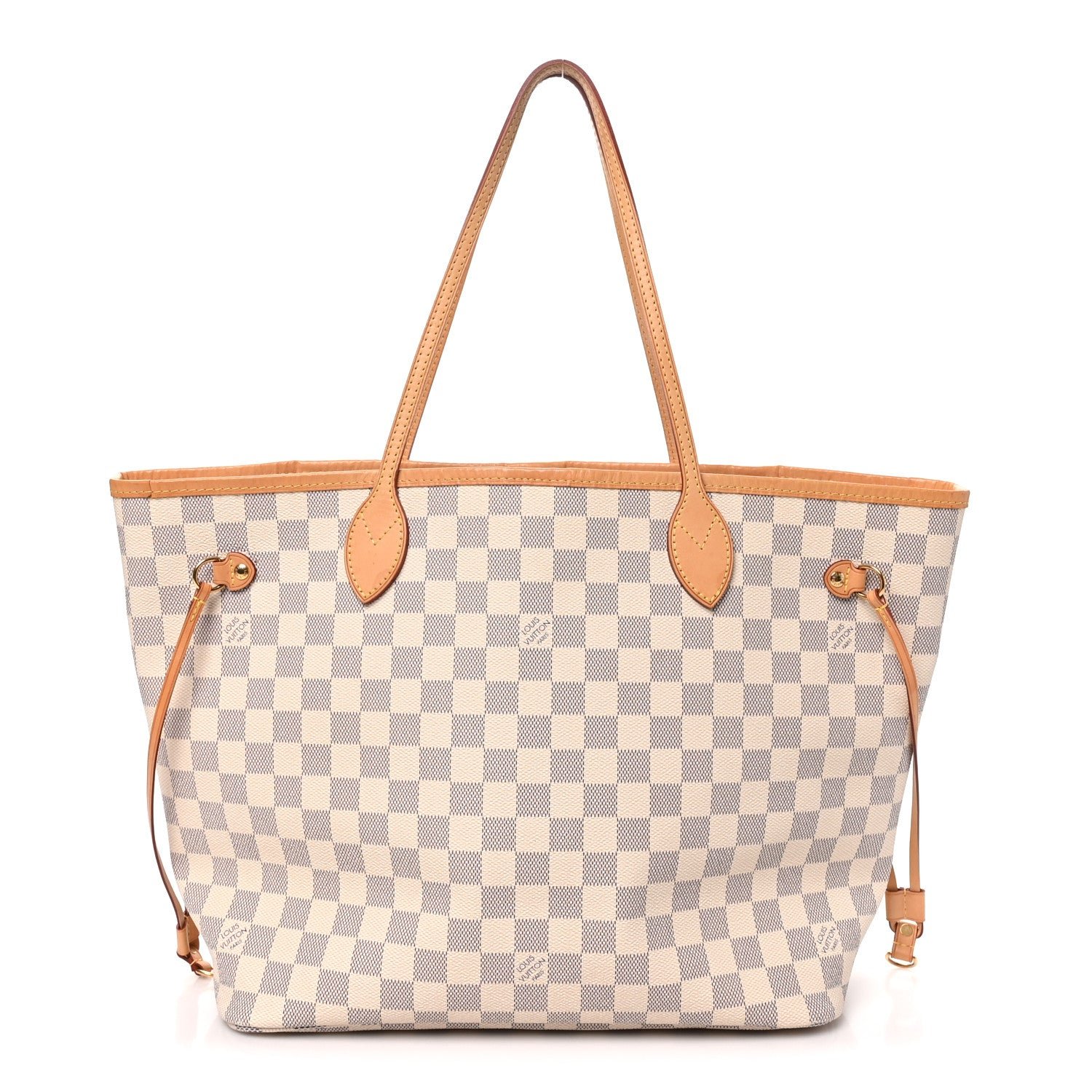 Louis Vuitton Damier Azur Neo Neverfull MM Rose Ballerine