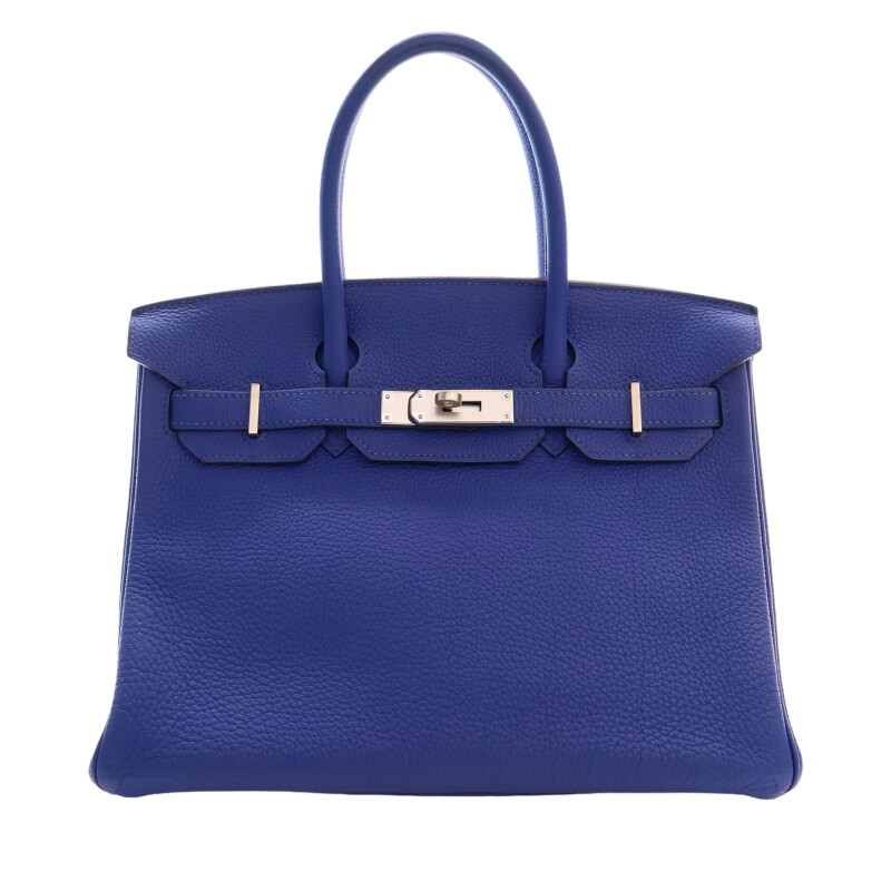 Bleu Royal Togo Birkin 30 Palladium Hardware, 2013